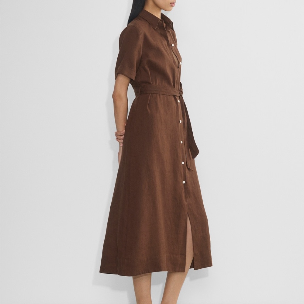 Aritzia Elena Linen Maxi Dress